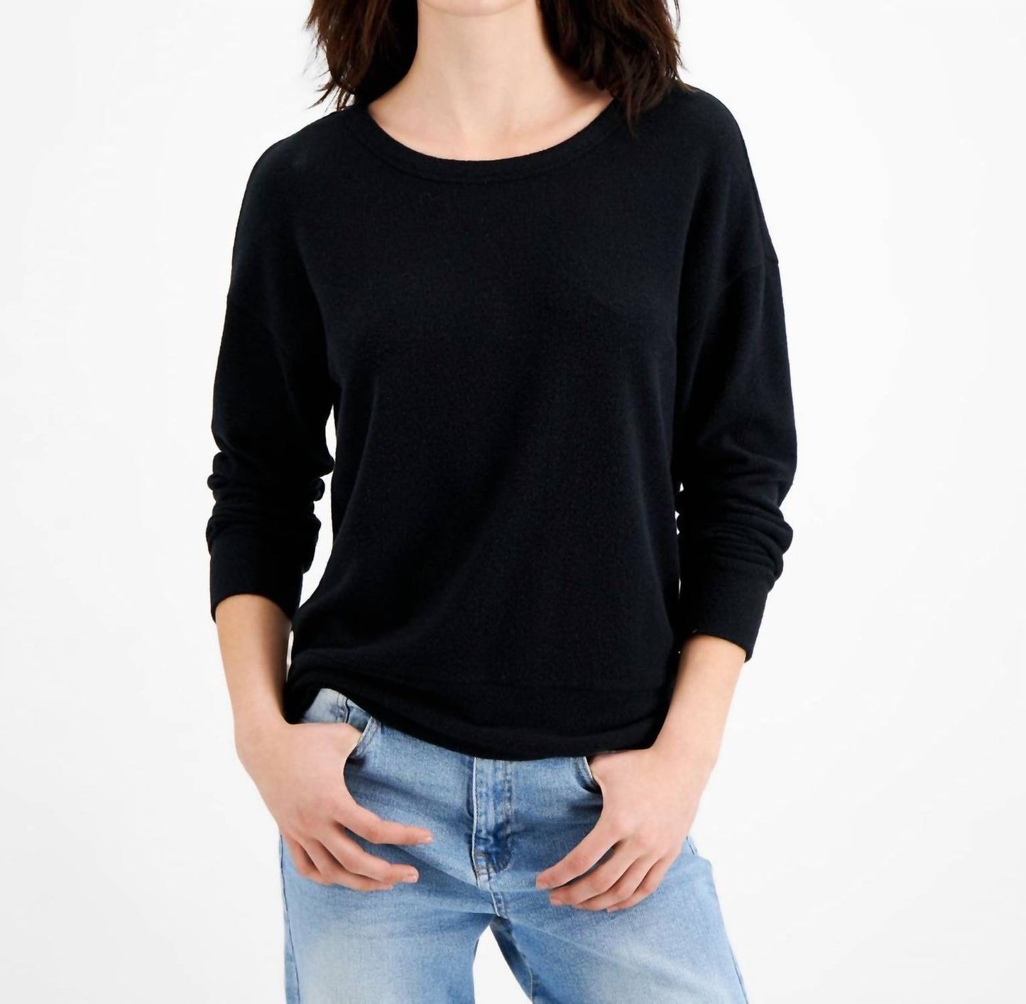Juniors Cutout-Back Knit Top