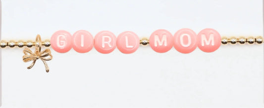 Women's Girl Mom Charm Bracelet