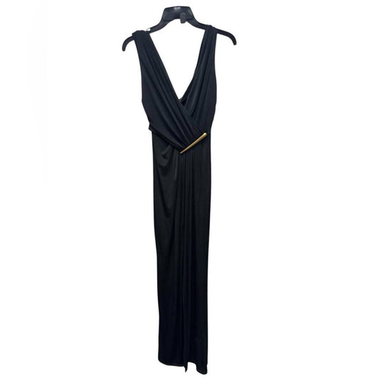 V-neck Wrap Maxi Dress
