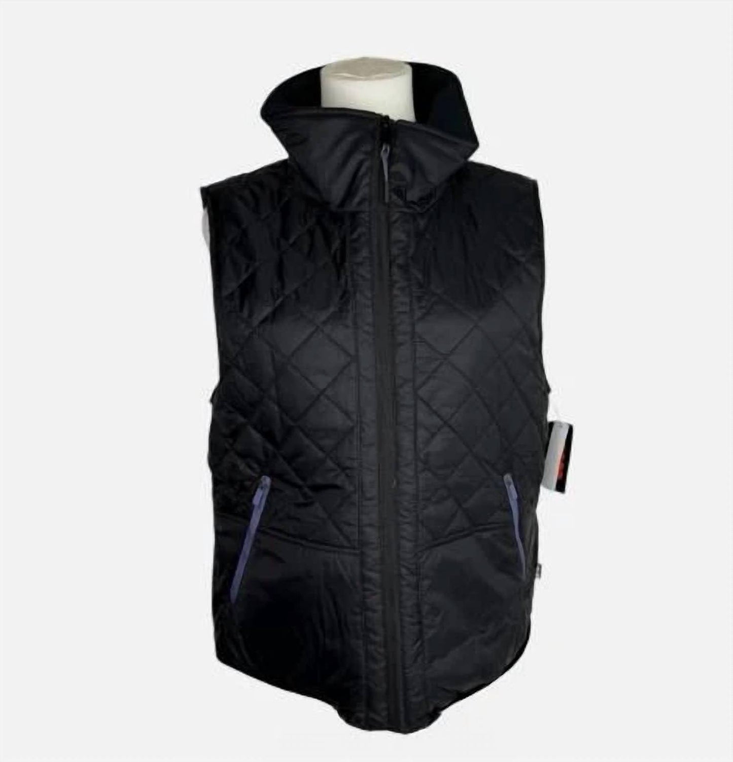 Women's Quilted Zip-front Sleeveless Vest