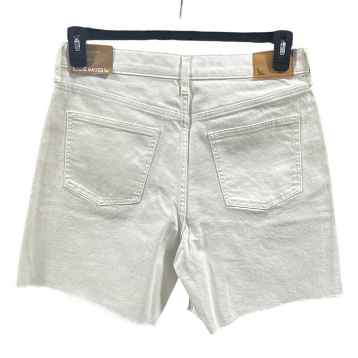 Women's Stretch Cotton High Rise Cut Off Denim Shorts