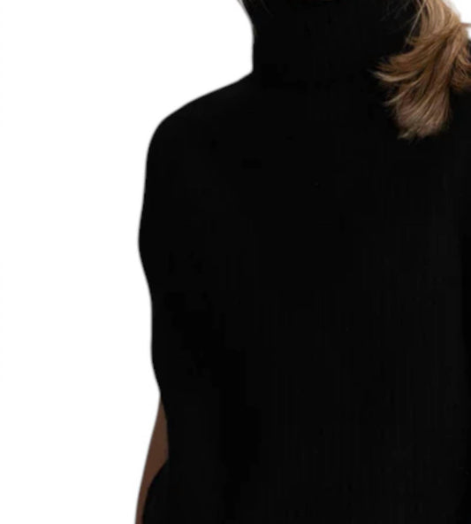 Hayes Sleeveless Cashmere Turtleneck Top