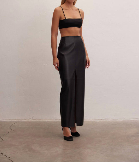 Leather Maxi Skirt