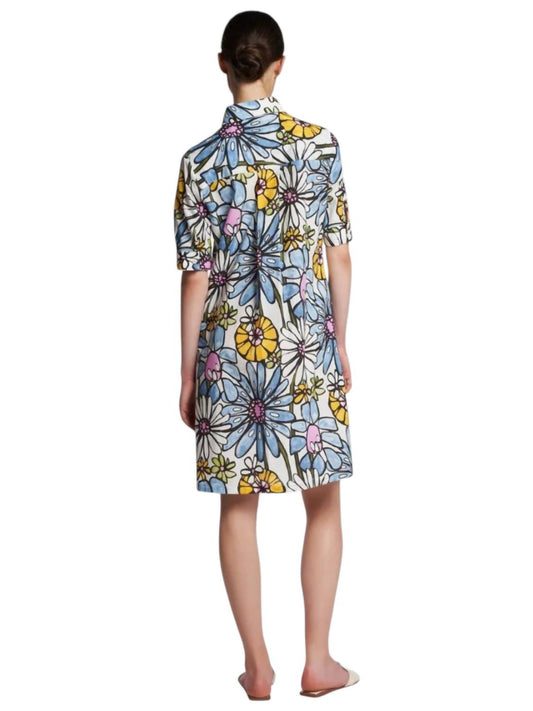 Short Sleeve Chemisier Dress