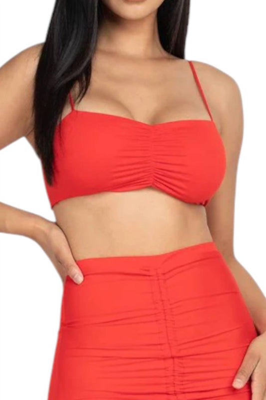 Savage Tube Top And Midi Skirt Set