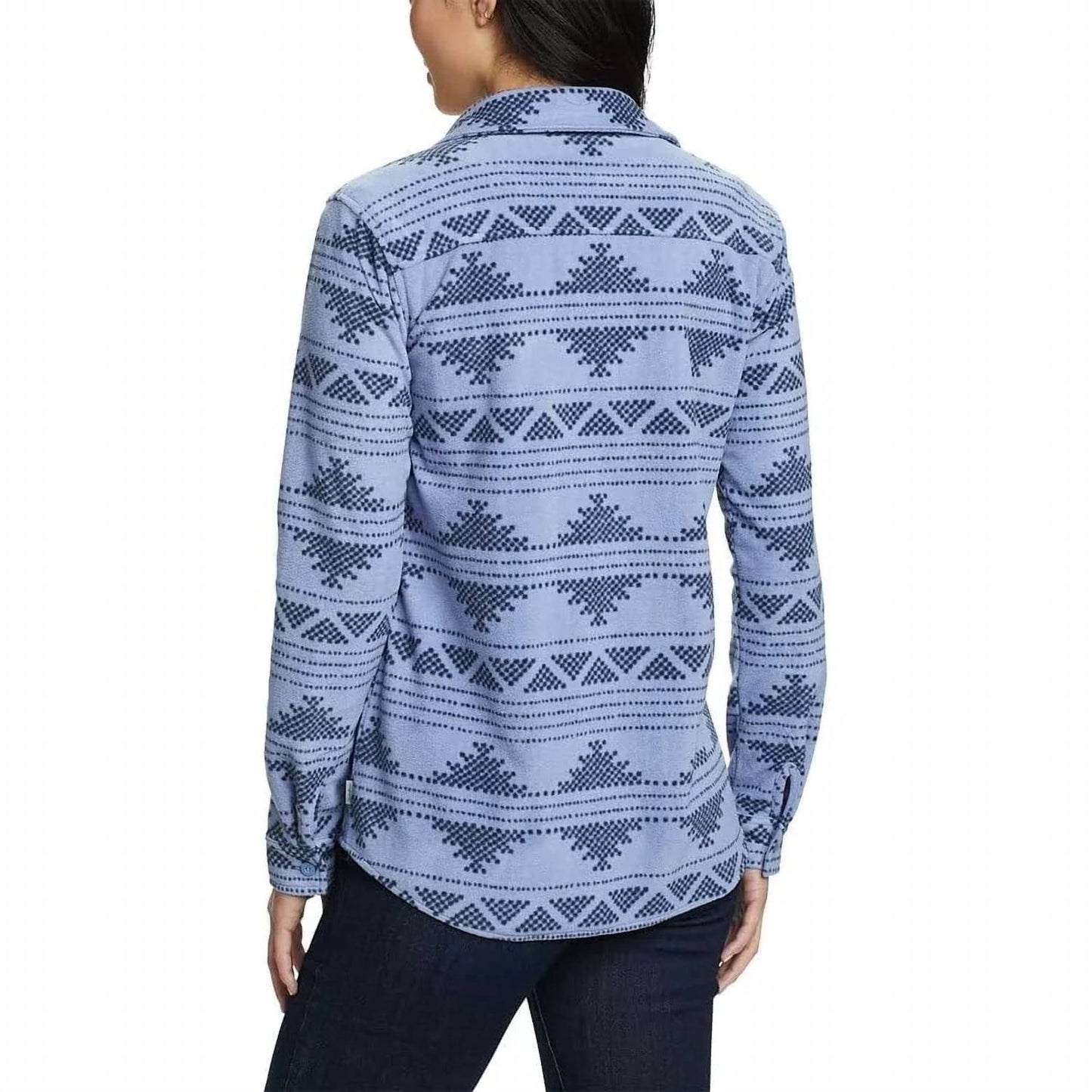 Fast Fleece Button Up Long Sleeve Shirt Jacket