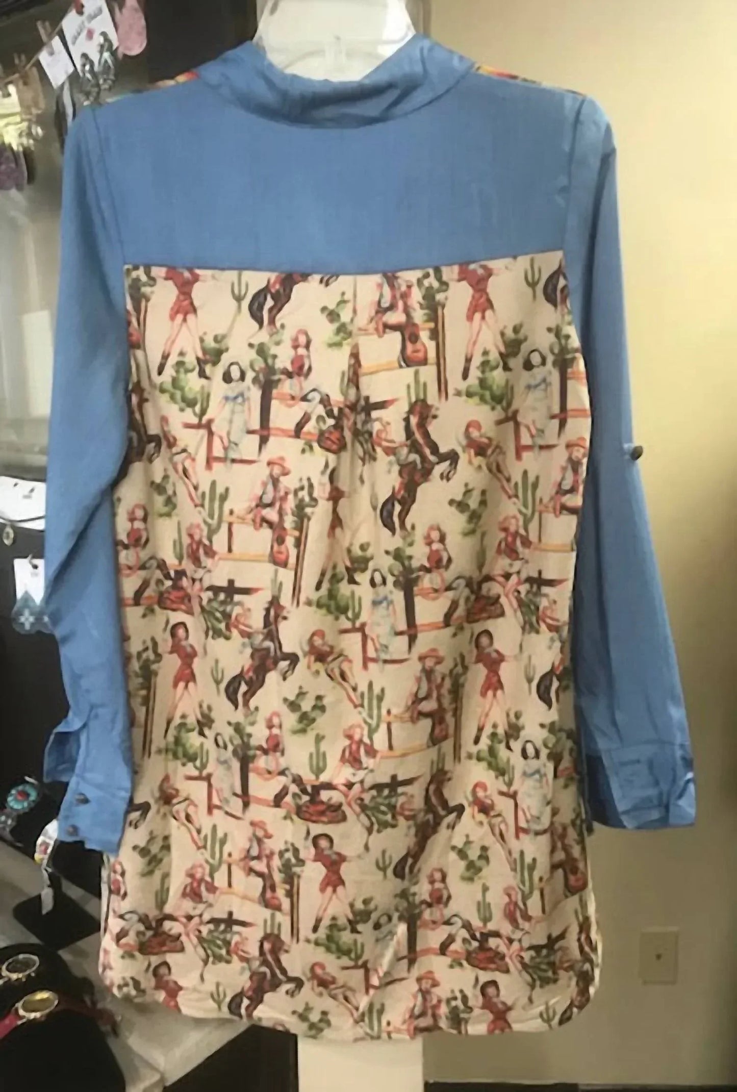 Fashion Express - Women's Chambray Tunic Top - Rack Hunt