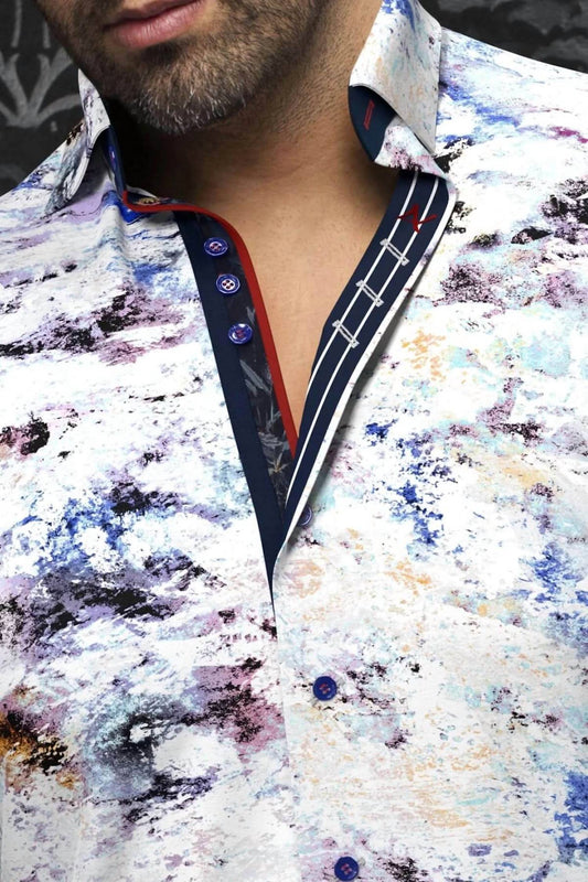 Magnani Long Sleeve Button-up Shirt