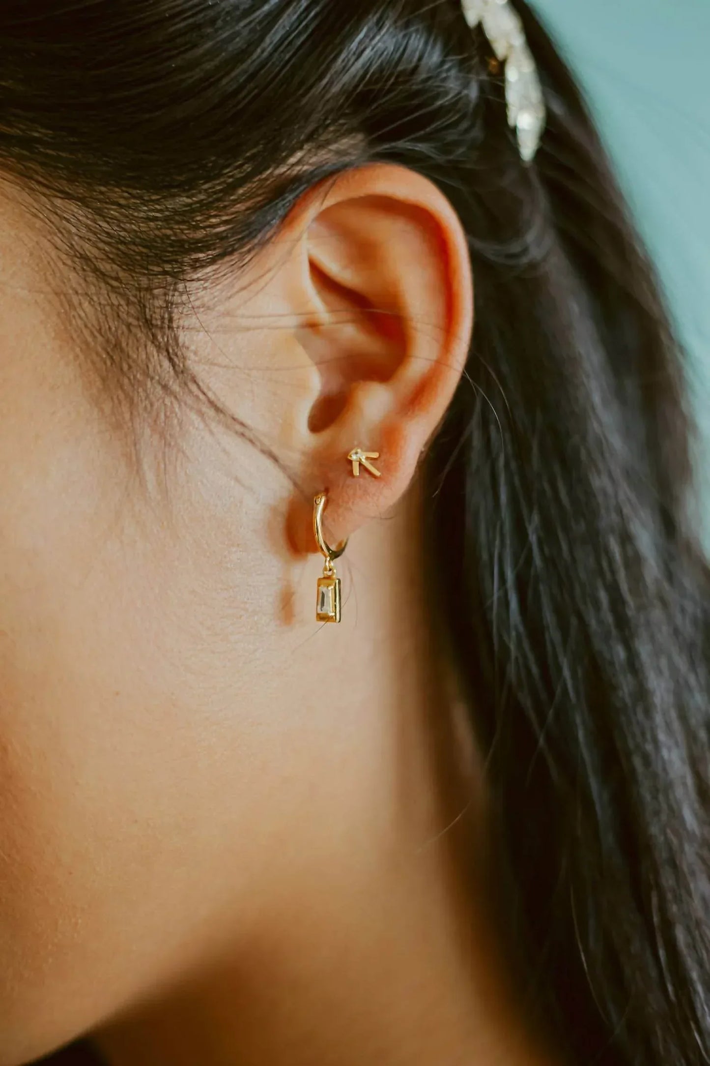 Sierra Winter Jewelry - Women's Open Bar Earrings - Rack Hunt