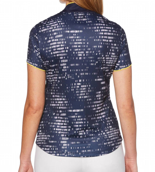 PGA TOUR Womens Printed Golf Polo