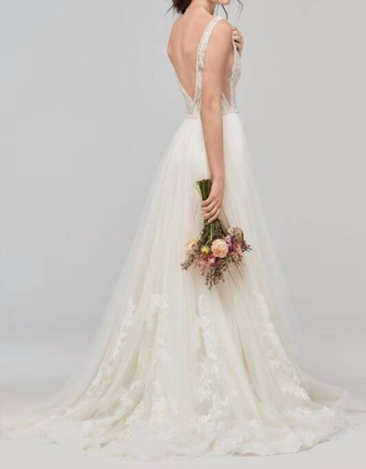 Philomena V Neckline Bridal Dress