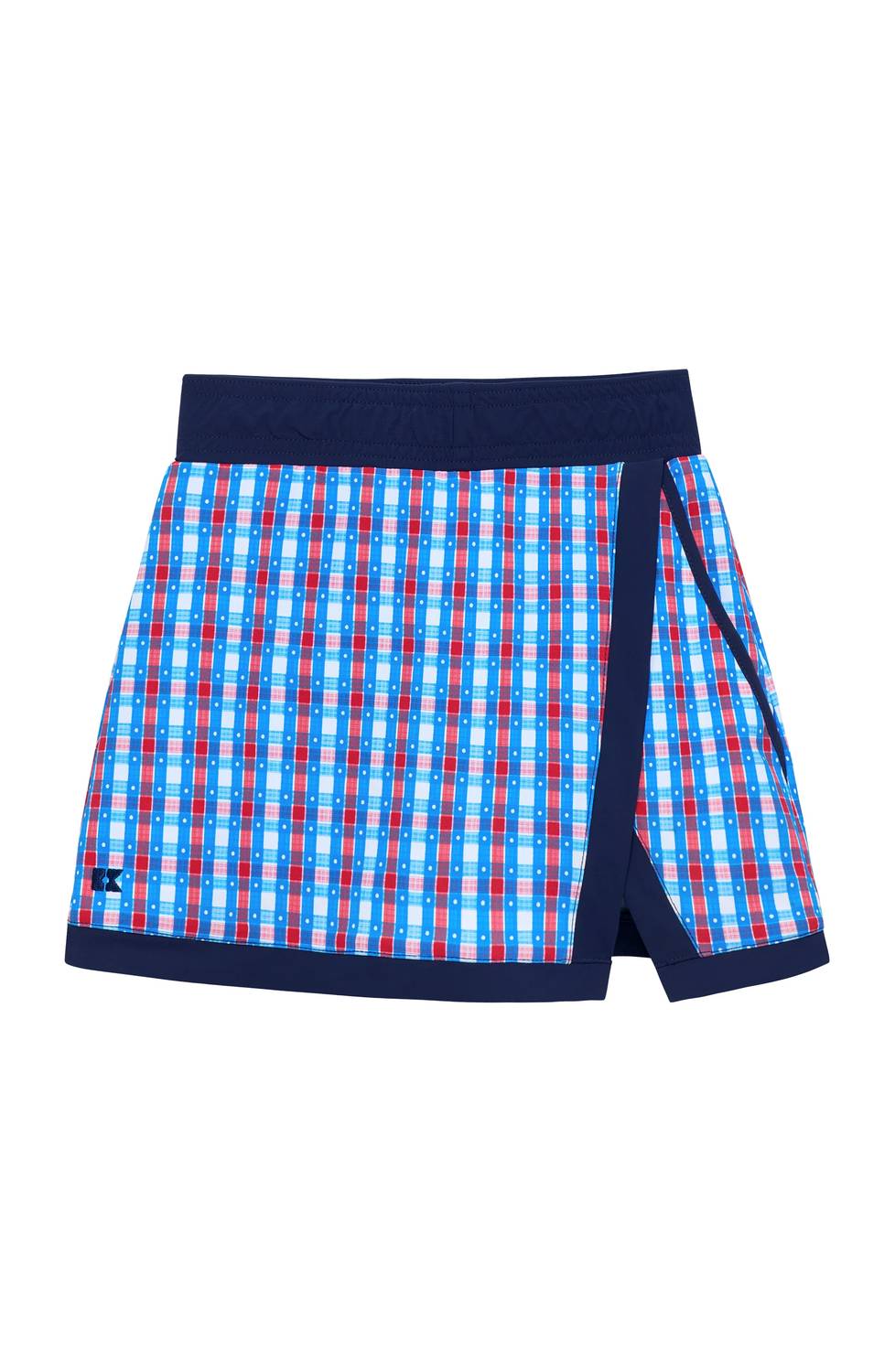 Girl's Gingham Retro Power Skort
