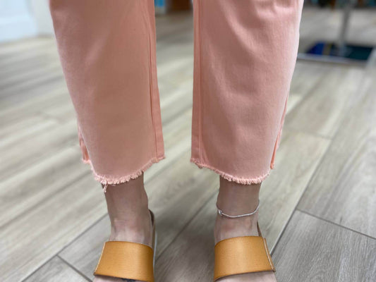 GG Jeans - Crop Fringe Jeans - Rack Hunt -