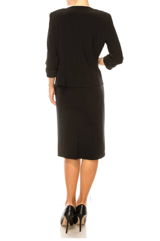 Women's Milay Embroidered Sequin Mesh Jacket Dress