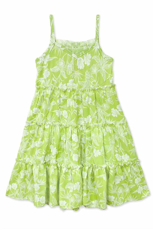 Girl's Tiered Midi Dress