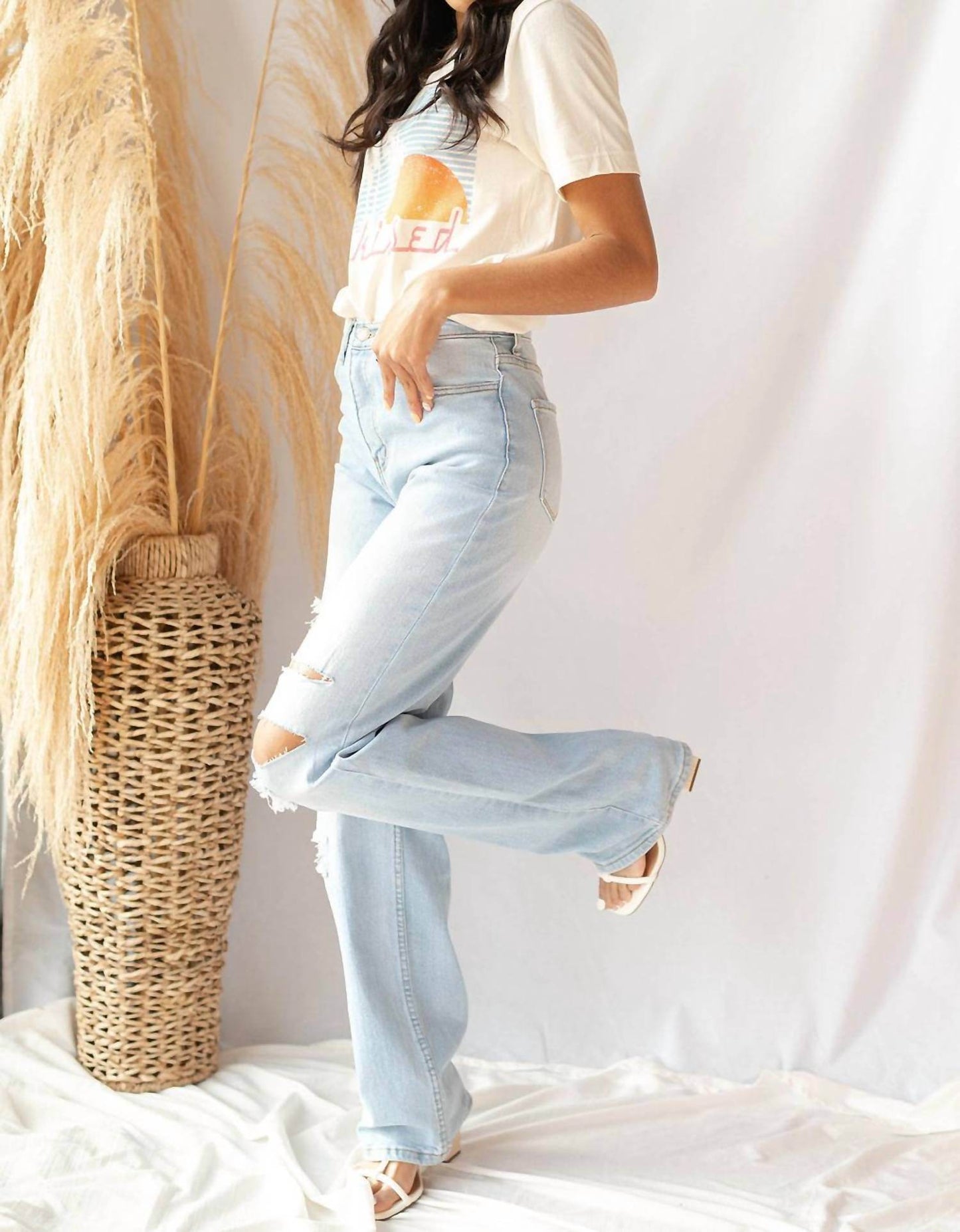 VIBRANT - Glad You Came Straight Jeans - Rack Hunt -