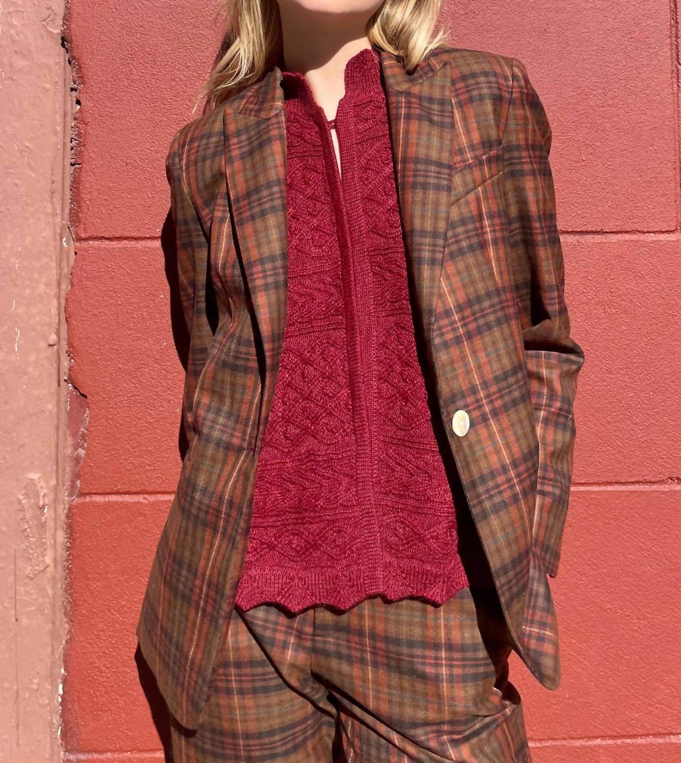 Rose Velvet - Patrice Baby Alpaca Dickie Sweater - Rack Hunt -