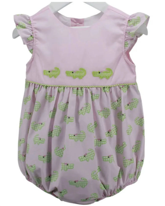 Charming Little One - Baby Crocodile Print Mary Bubble - alternate view - Rack Hunt