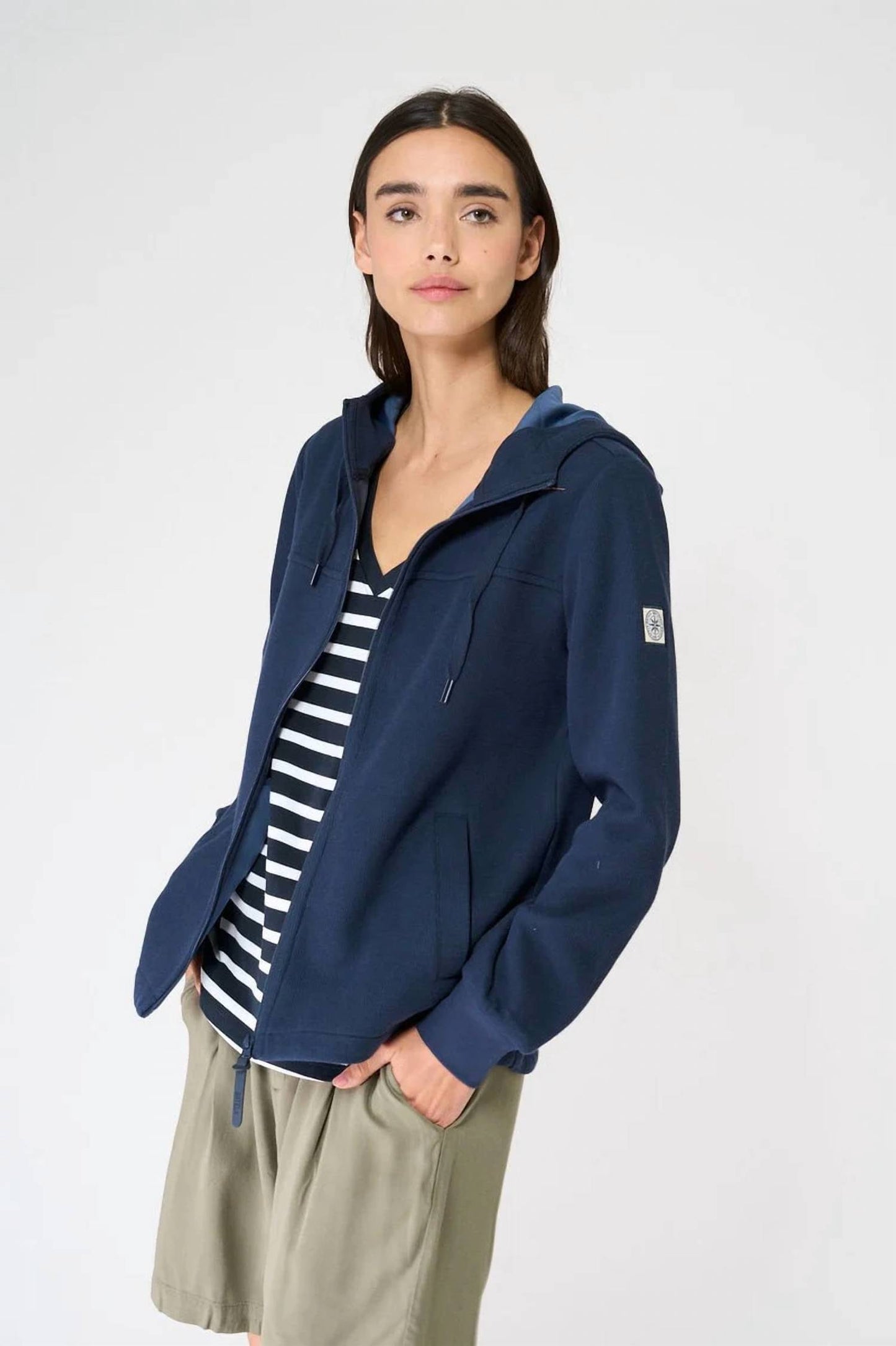 Zip Hoodie With Pockets