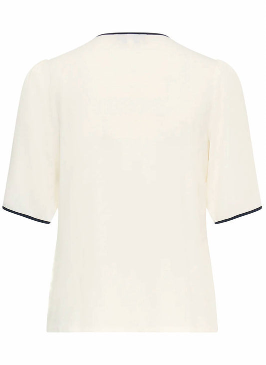 Women's Tie-front Short-sleeve Blouse