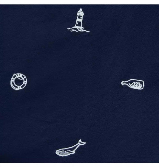Boy's Nautical Oxford Shirt