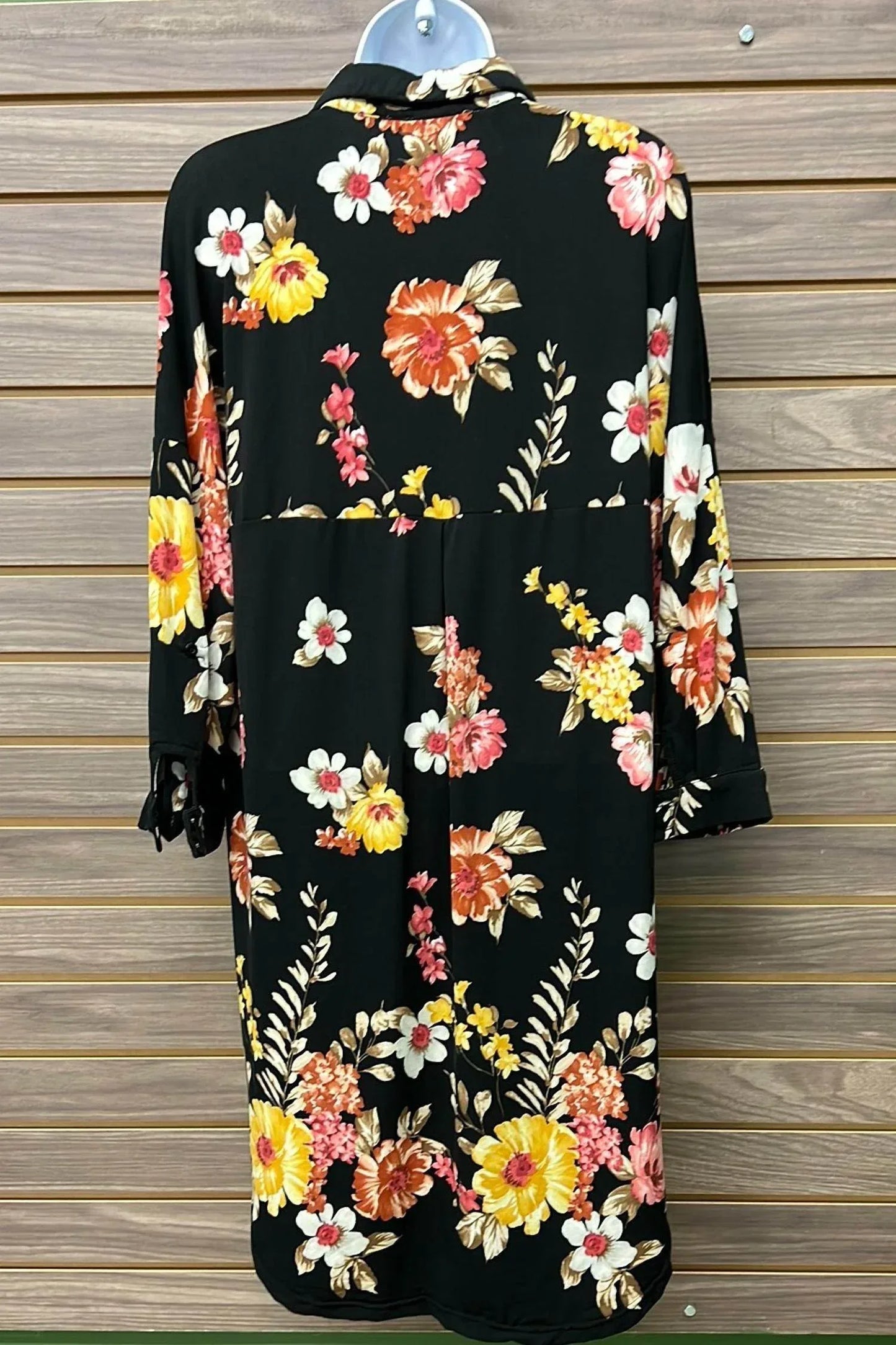 AVAILABLE - Women's Button-down Floral Dress - Rack Hunt