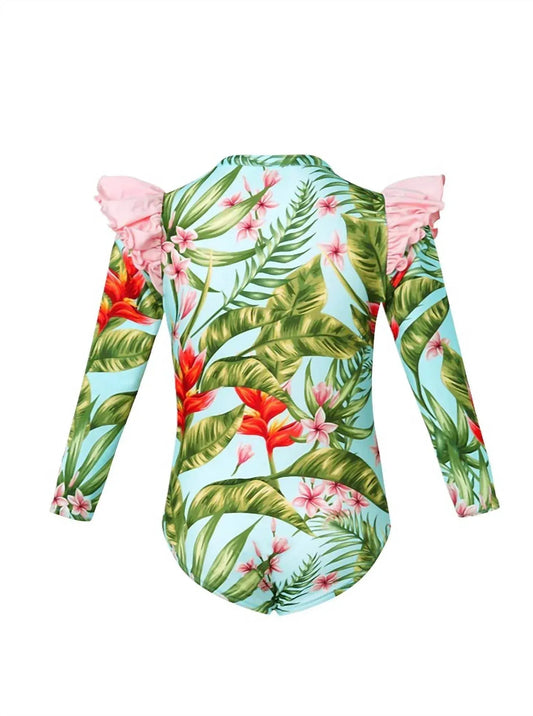 Lia Sahara - Girl's Zipper Long Sleeve One Piece - Rack Hunt