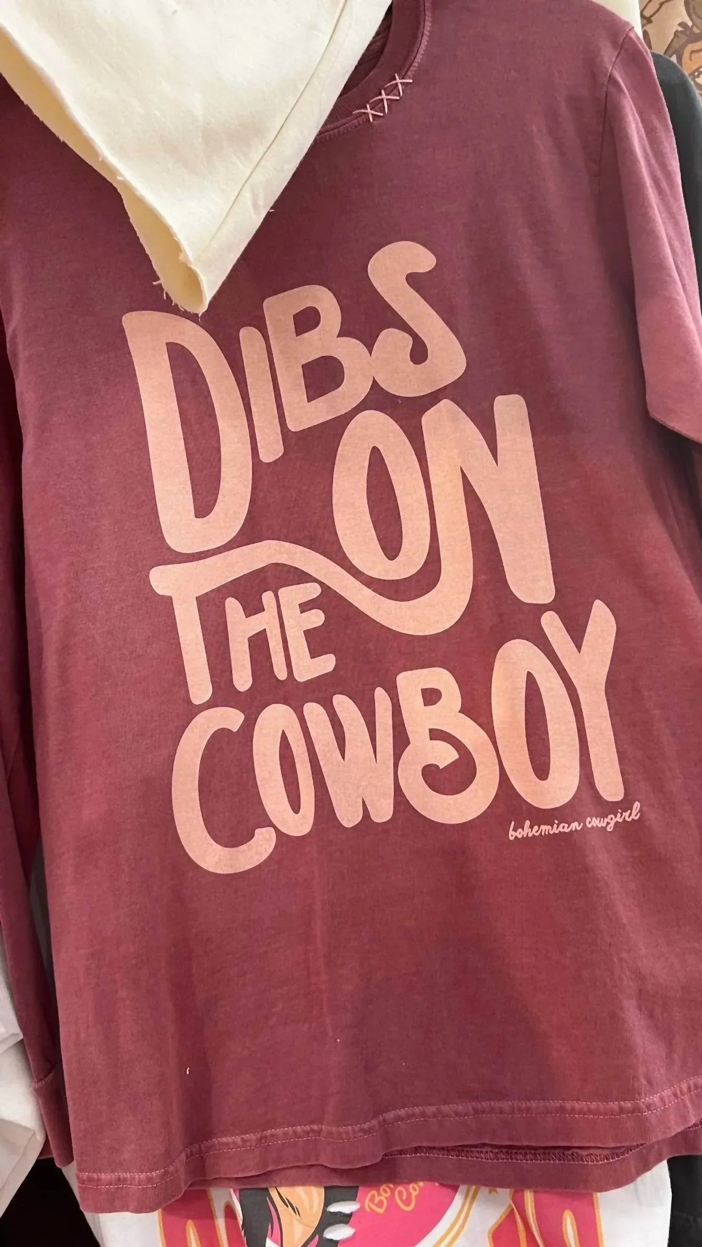 Bohemian Cowgirl - Dibs On The Cowboy Top - Rack Hunt