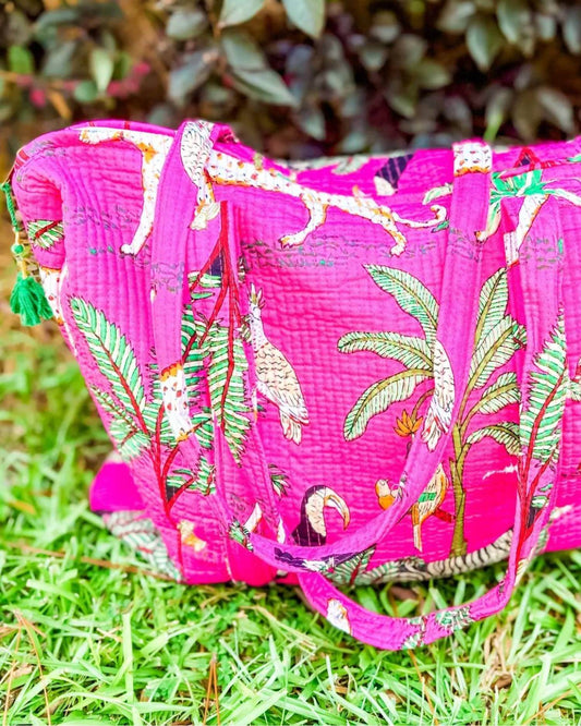 Heart of Grace - Women's Savannah Quilted Zipper Tote Bag - Rack Hunt -