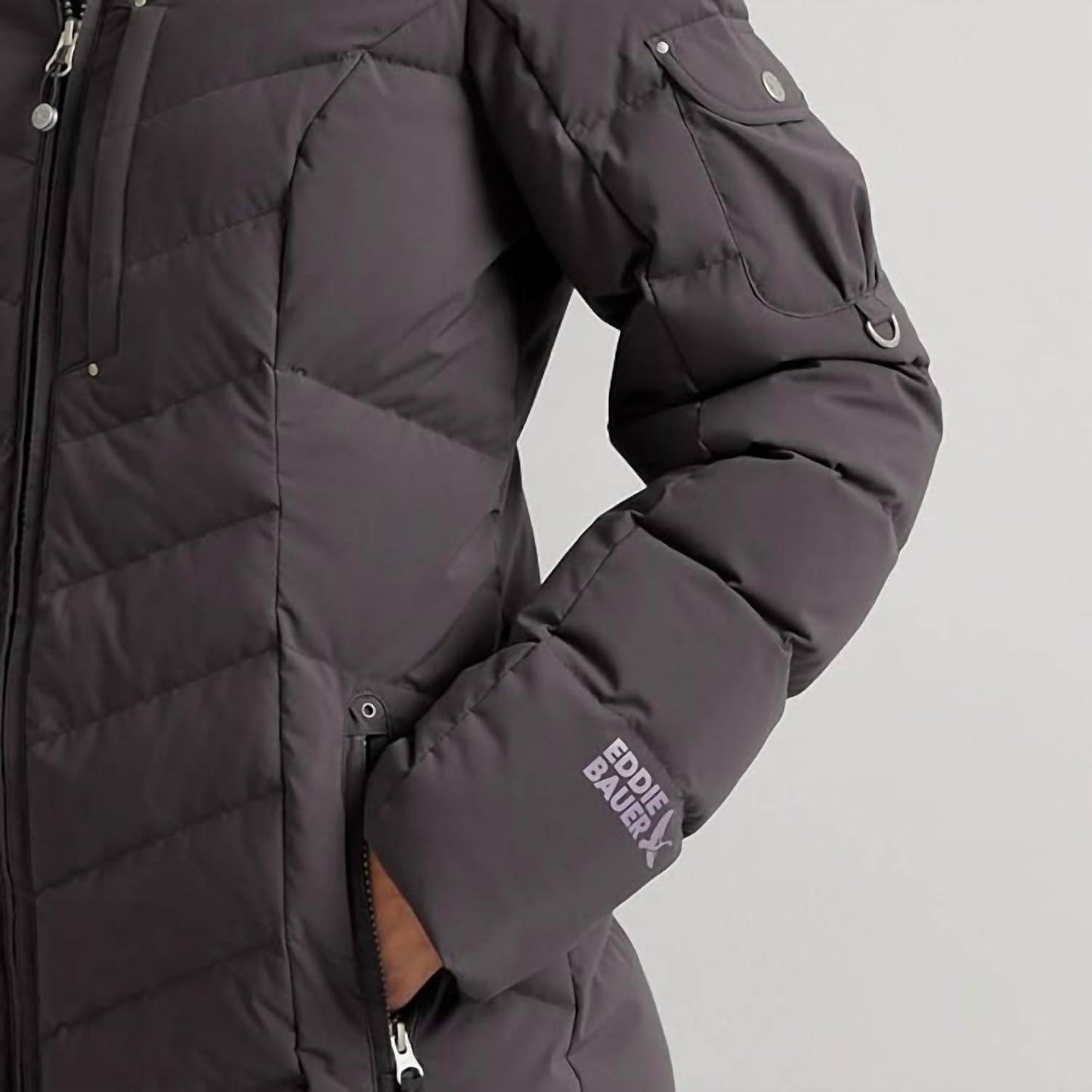 Womens 650 Down Sun Valley Puffer Parka Long Coat
