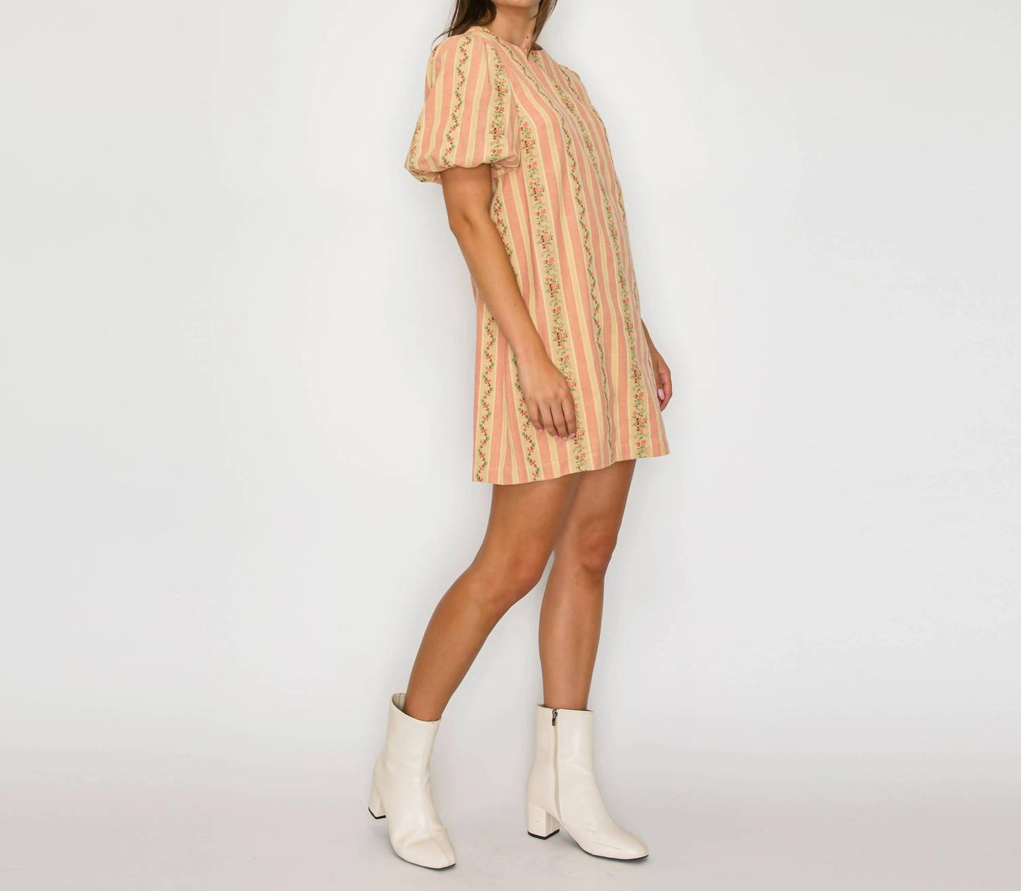 Favorite Vintage Wallpaper Mini Shift Dress