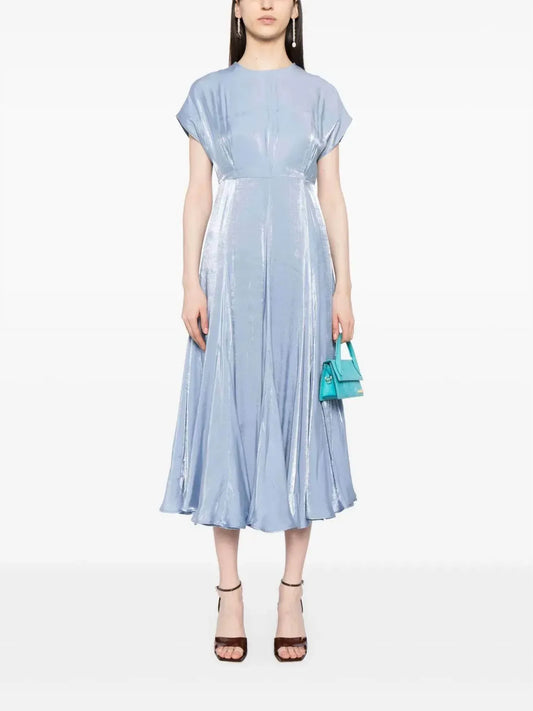 Baruni - Aimee Foiled-finish Midi Dress - Rack Hunt