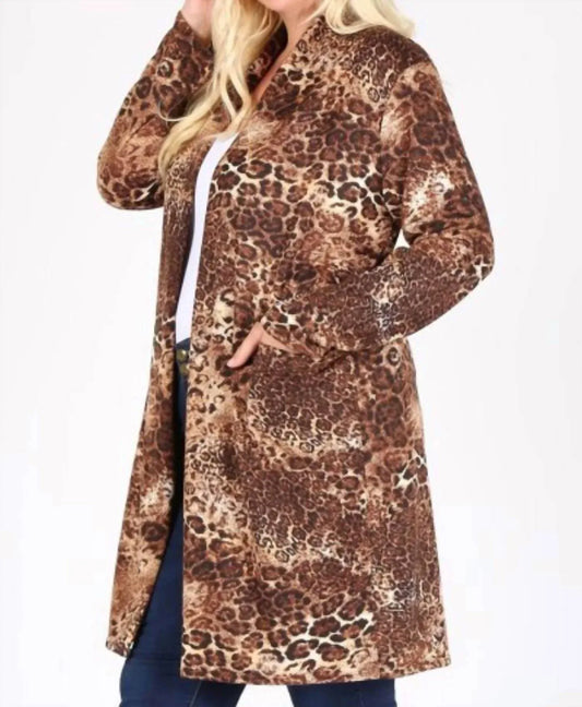 Emetla - Leopard Print Cardigan - Rack Hunt