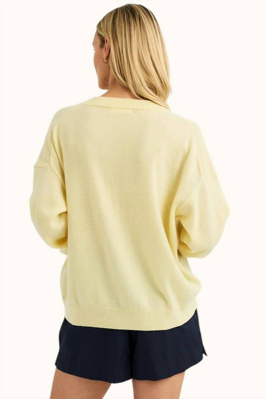 Catherine Cashmere V-neck Sweater