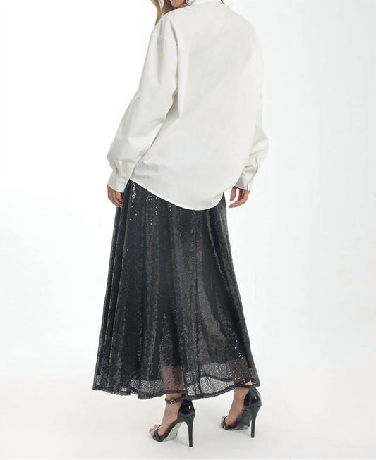 Nights Sequin Maxi Skirt