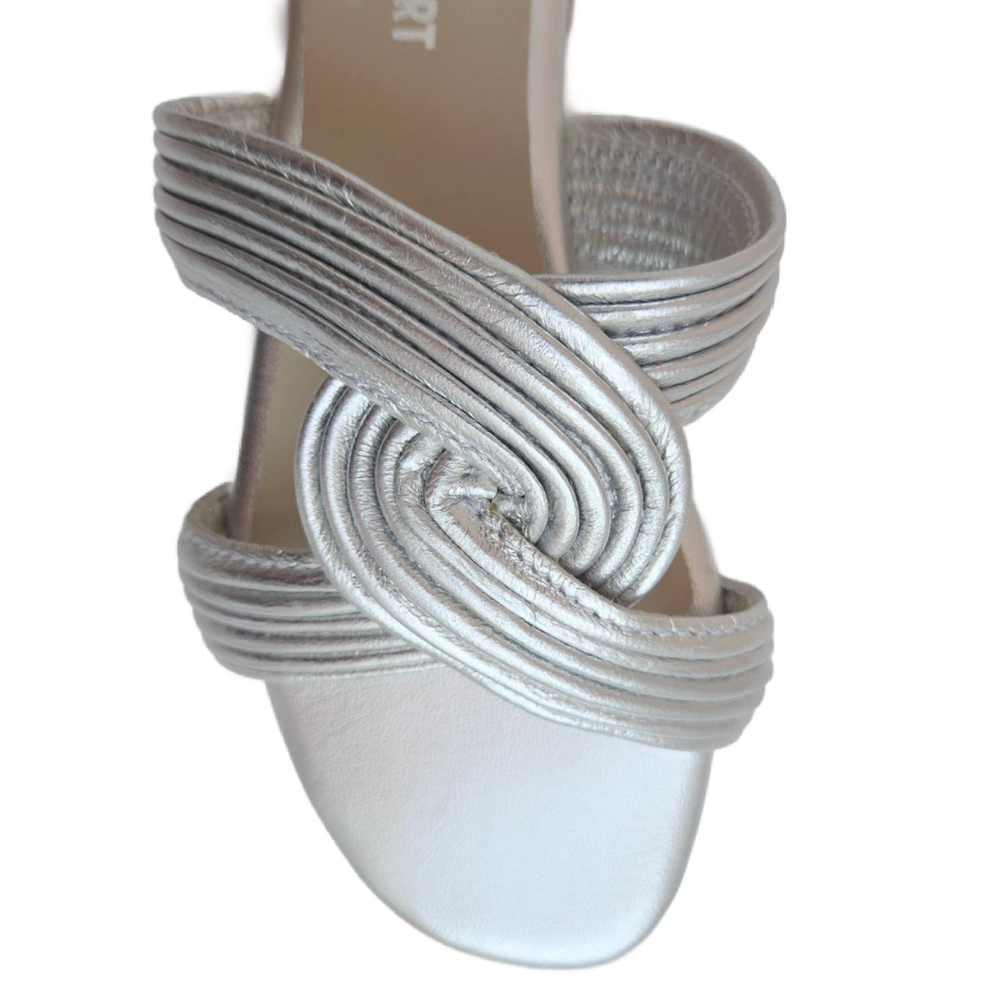 Women's Angela Swirl Leather Flat Sandal