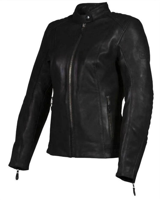 Triumph - Women’s Roxbury Leather Motorcycle Jacket - Rack Hunt