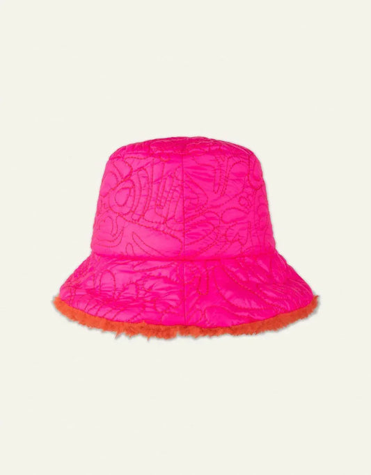 Oilily - Kid's Quilted Aaf Reversible Hat - Rack Hunt