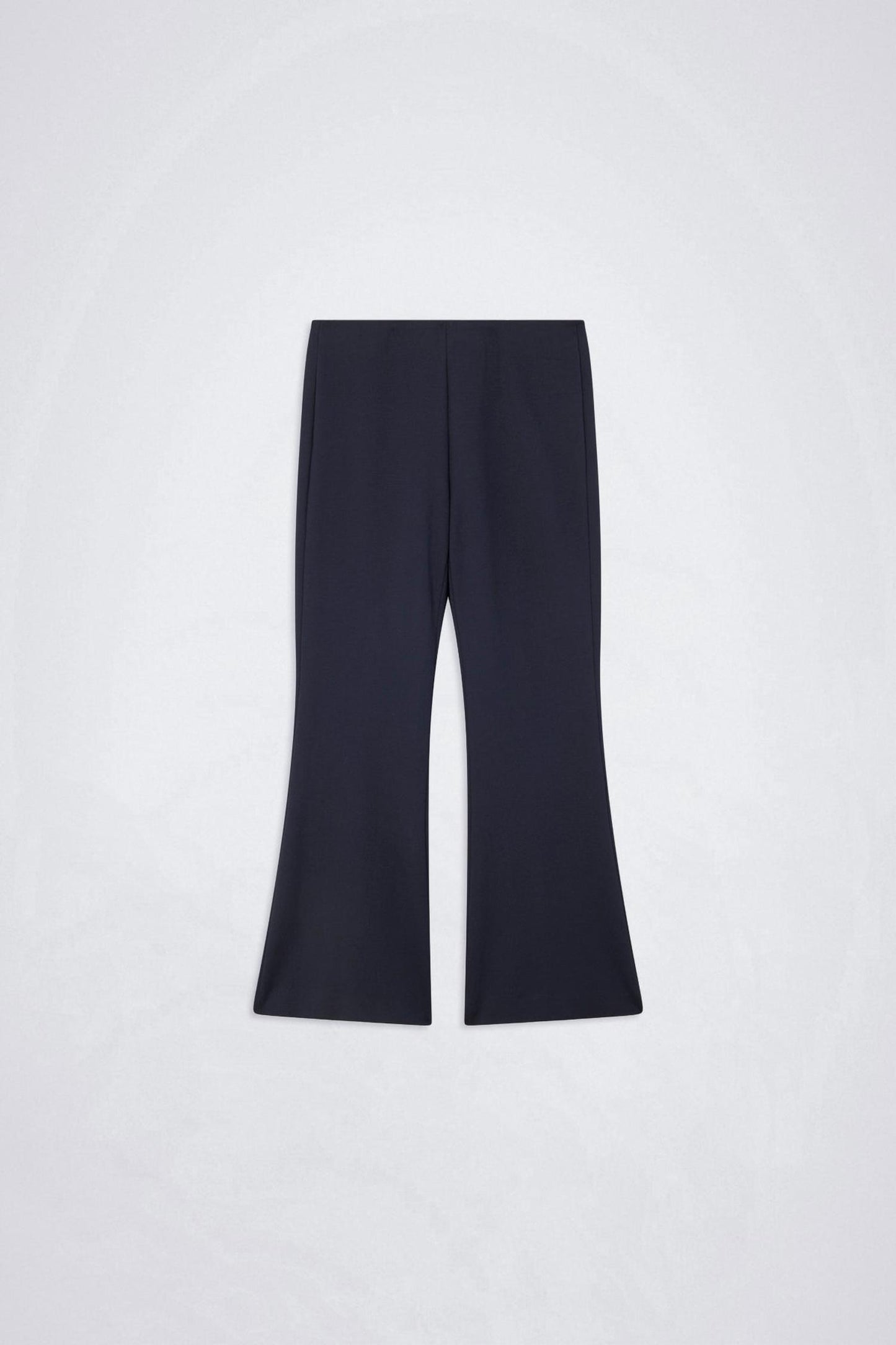 Solid Bootcut Knit Trouser
