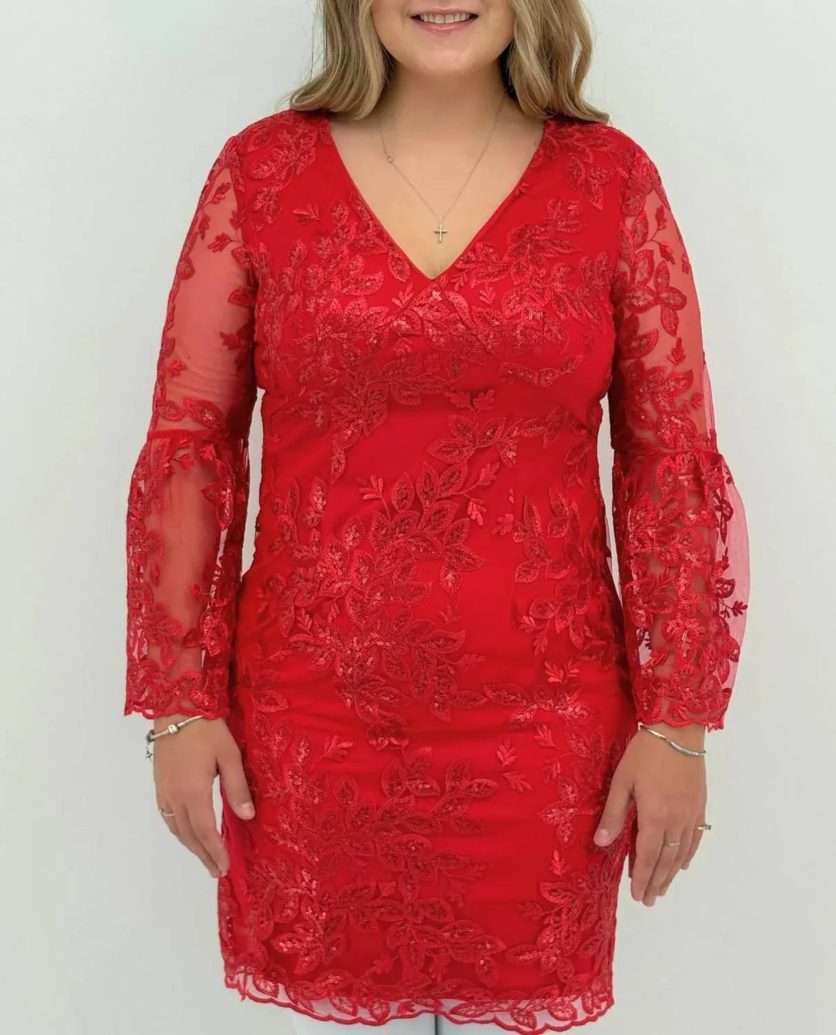 Emma Street - Sort Lace V-neck Gown - Rack Hunt