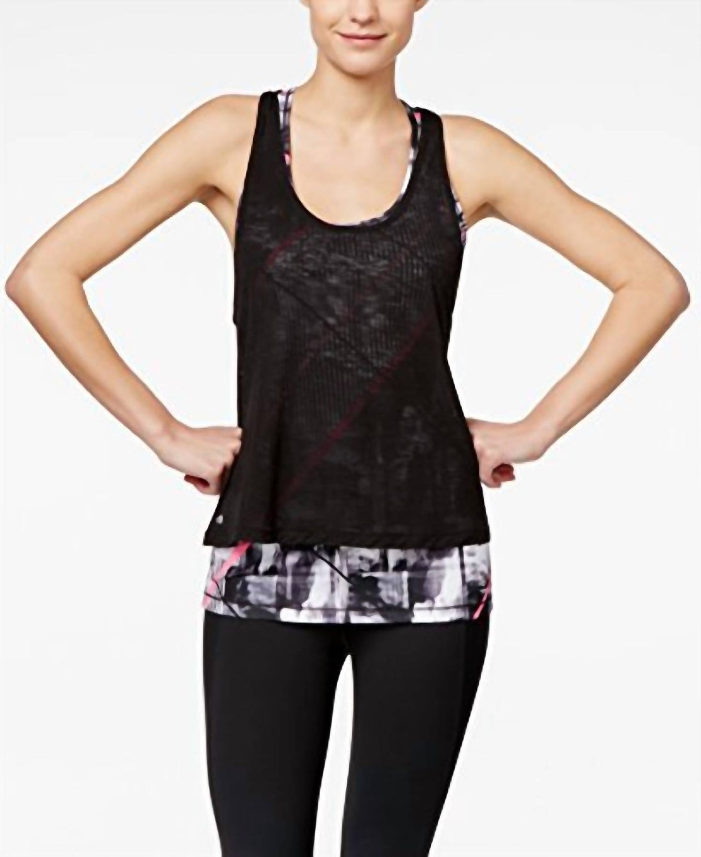 Layered Racerback Tank Top