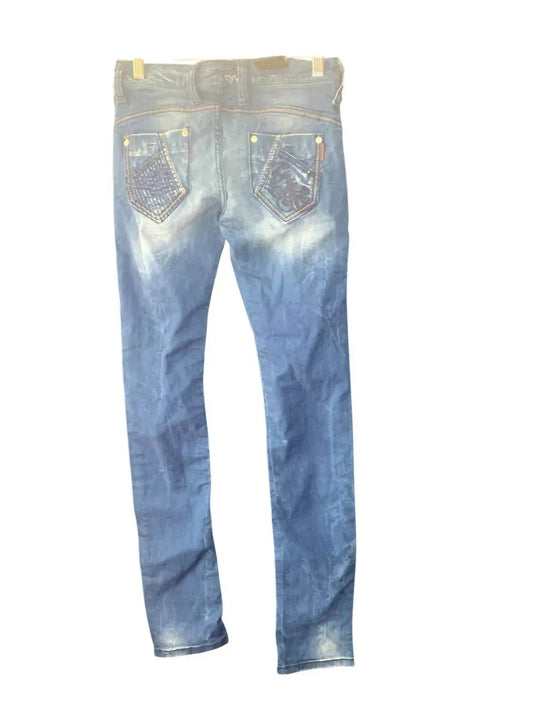 Cipo & Baxx - Women's Hand-embellished Vintage Jeans - Rack Hunt