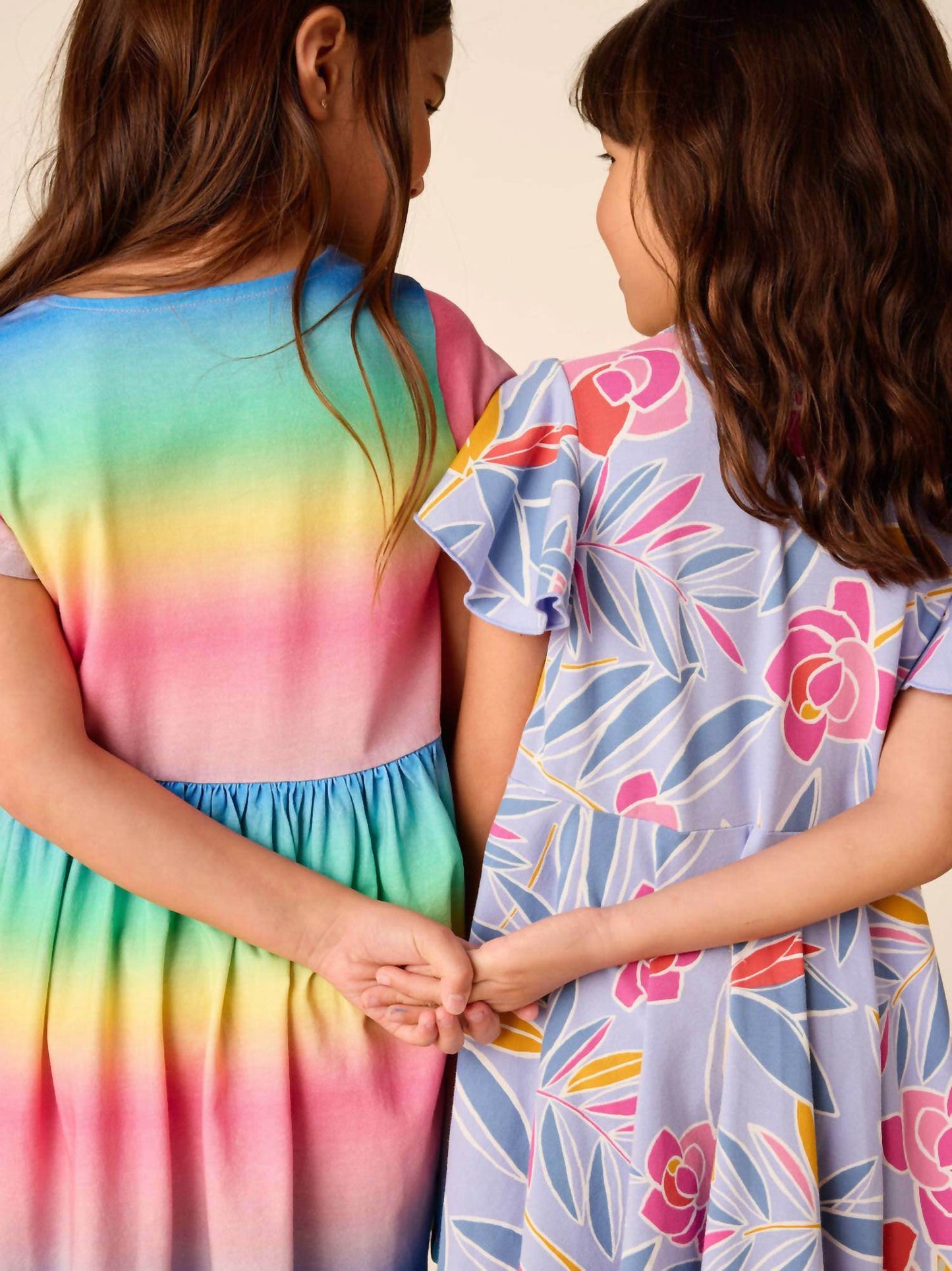 Tea Collection - Kids Girls Flutter Sleeve Twirl Dress - Rack Hunt -