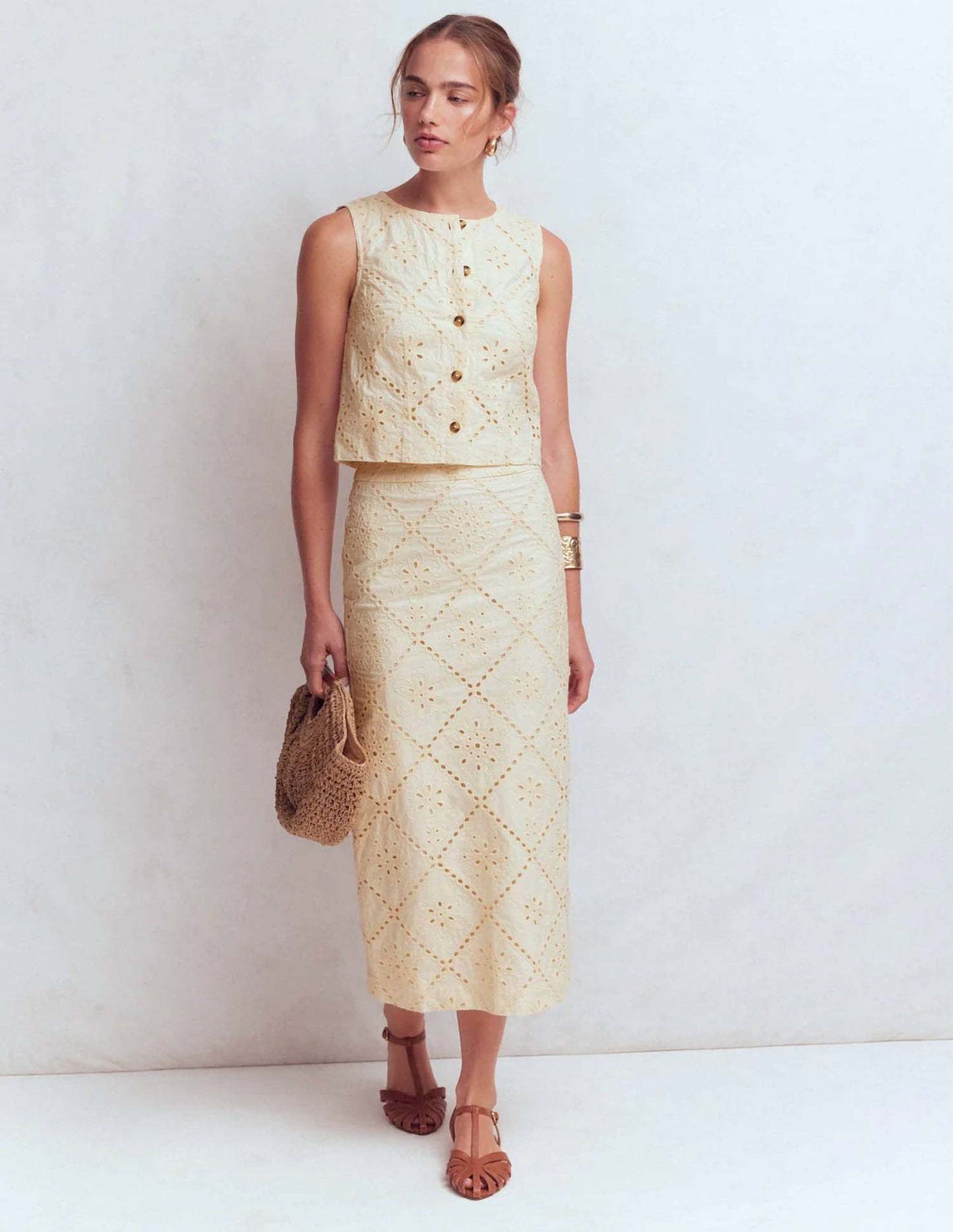 Textured Column Skirt