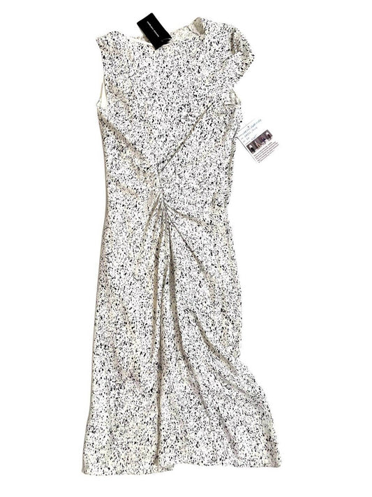 Narciso Rodriguez - Ink Splatter Print Gather Silk Dress - Rack Hunt -