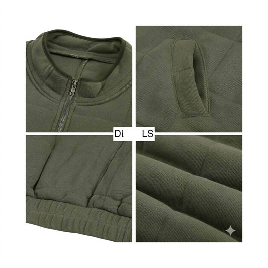 Sweet as a Peach - Quilted Zip-up Jacket - Rack Hunt -