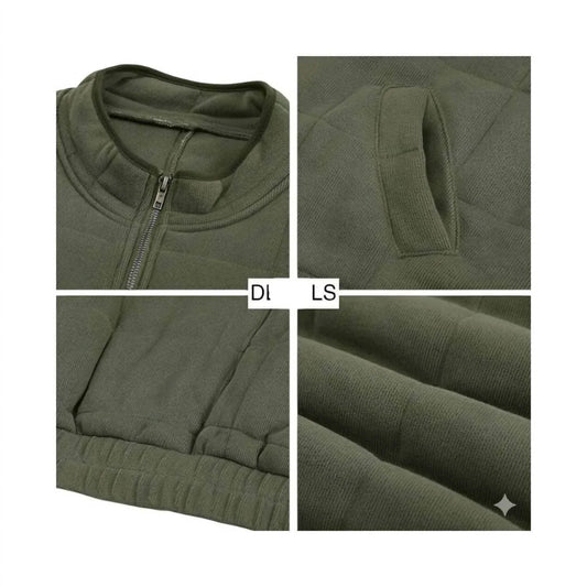 Sweet as a Peach - Quilted Zip-up Jacket - Rack Hunt
