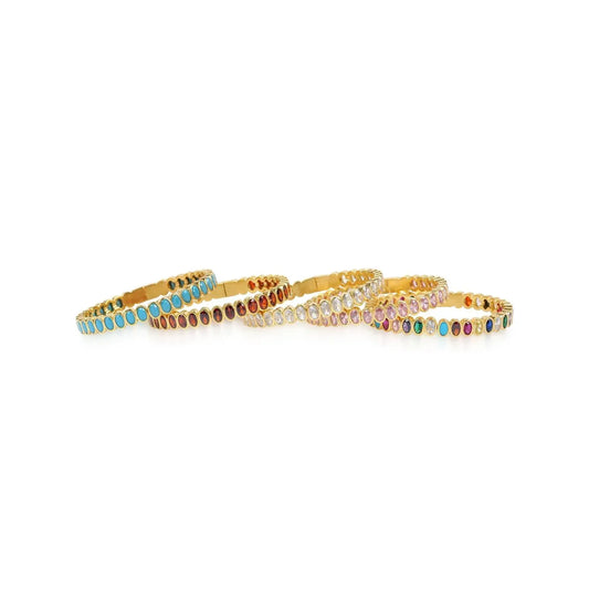 CHAKARR - Women's Jeweled Tennis Bangle - Rack Hunt