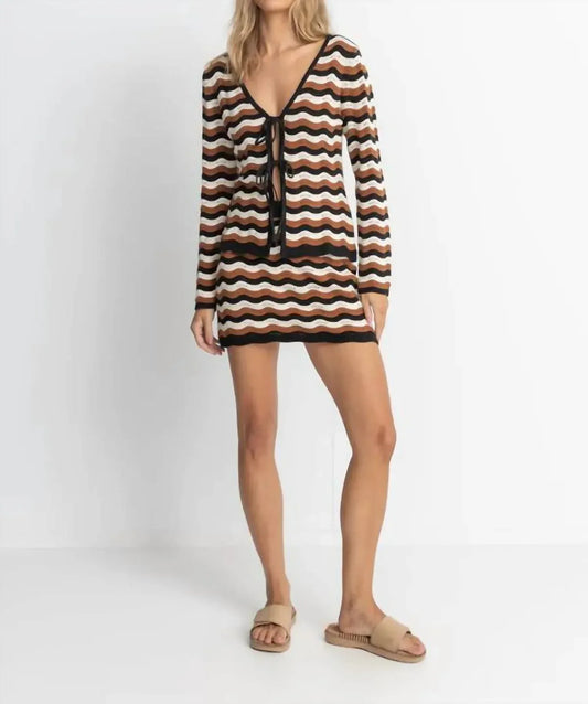 Rhythm. - Venice Knit Mini Skirt - Rack Hunt