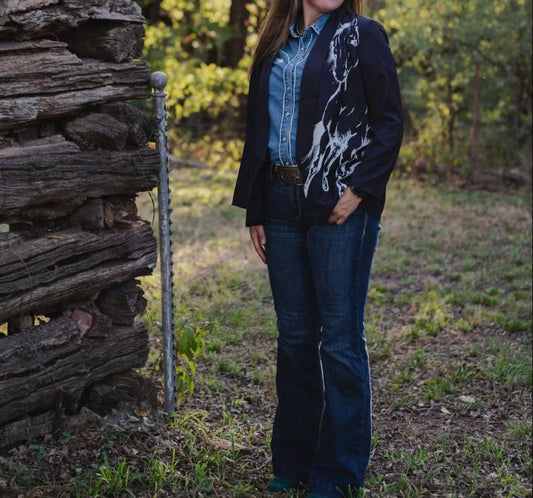 Turquoise Haven - Midnight Mustang Blazer - Rack Hunt
